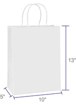 White Paper Shopping Bags (Plain)
