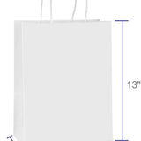 White Paper Shopping Bags (Plain)