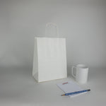 White Paper Shopping Bags (Plain)