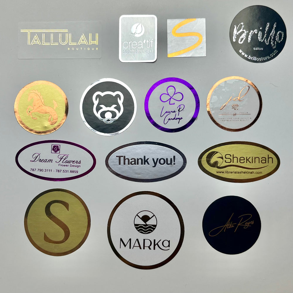 Hot Stamping Metallic Foil Stickers – Master Packaging