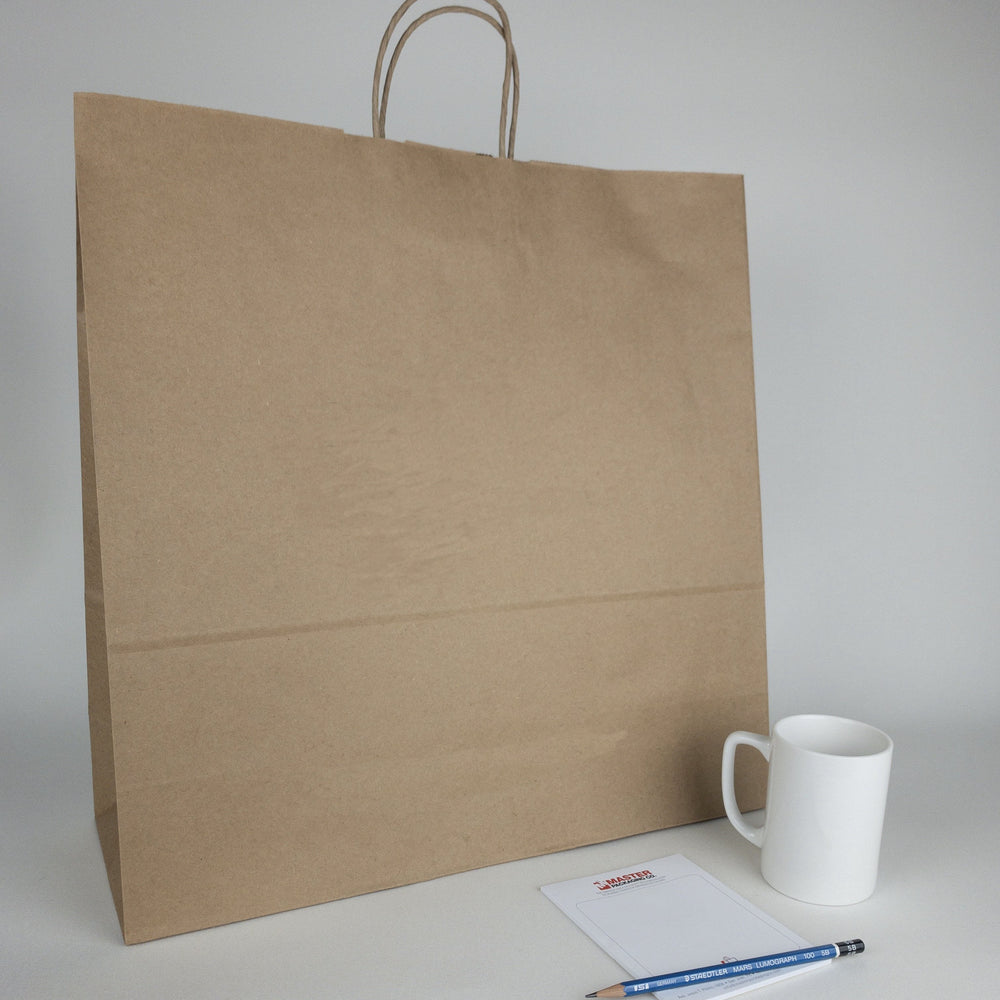 Jumbo Kraft Paper Shopping Bags (Plain)