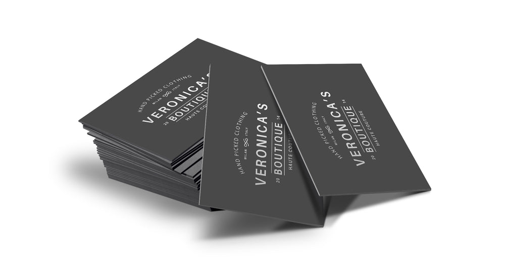 Hot Stamping Metallic Foil Business Cards