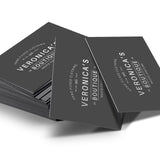 Hot Stamping Metallic Foil Business Cards